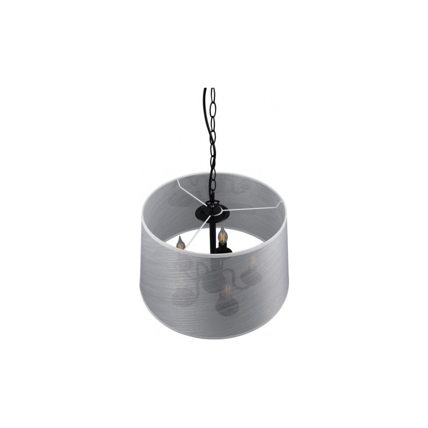 Reality - Lustre LED CIMA suspendu sur chaîne 5xE14/40W/230V, gris