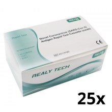 RealyTech - Test Antigènique rapide (écouvillon) COVID-19  - pour le nez 25pcs