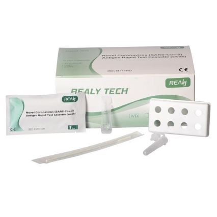 RealyTech - Test Antigènique rapide (écouvillon) COVID-19  - pour le nez 25pcs