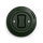 Reblig - Bouton double rétro avec cadre vert