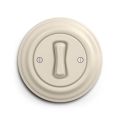 Reblig - Bouton rétro avec cadre beige