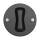 Reblig - Bouton rétro sans cadre anthracite
