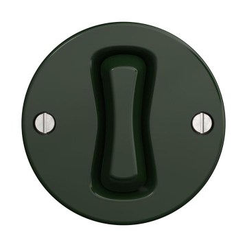 Reblig - Bouton rétro sans cadre vert