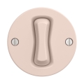 Reblig - Bouton rétro sans cadre, vieux rose