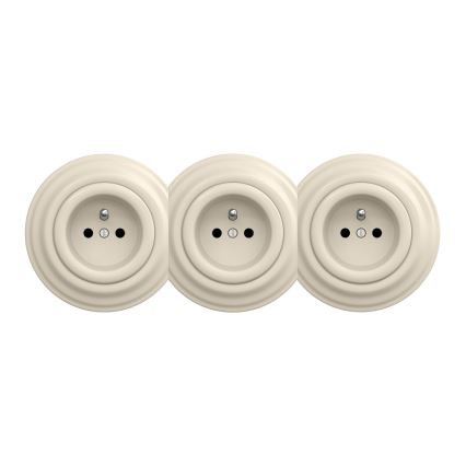 Reblig - Cadre central rétro beige
