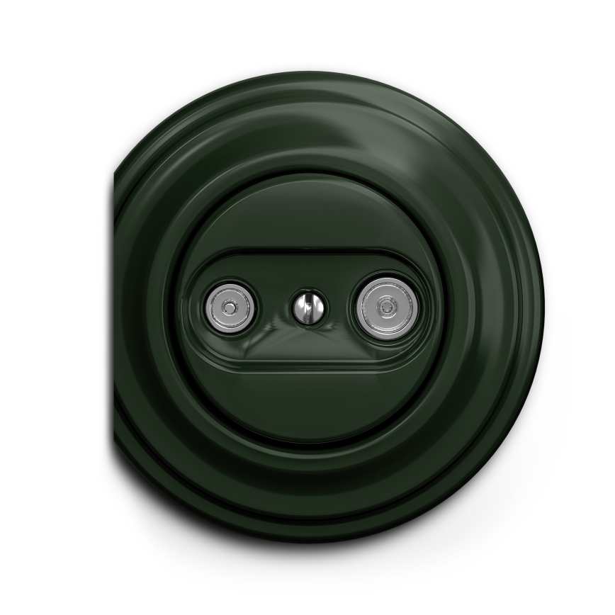 Reblig - Cadre rétro à bord extérieur vert