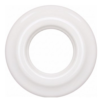 Reblig - Cadre rétro en porcelaine, simple, blanc