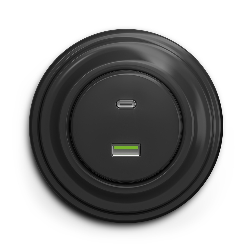 Reblig - Cadre rétro simple anthracite