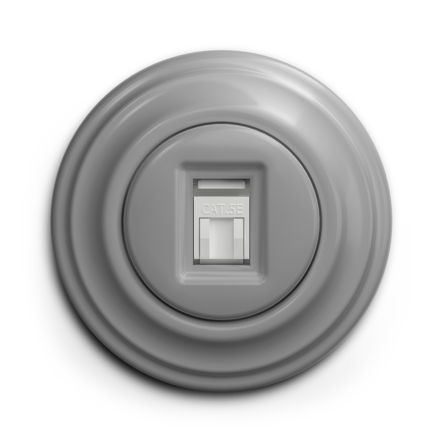 Reblig - Cadre rétro simple gris