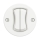 Reblig - Interrupteur double rétro pour escalier, sans cadre, n° 6+6, blanc neige