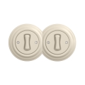 Reblig - Interrupteur double unipolaire rétro avec cadre n° 1 beige