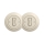 Reblig - Interrupteur double unipolaire rétro avec cadre n° 1 beige