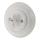 Reblig - Interrupteur rotatif rétro en porcelaine avec cadre n° 5, blanc