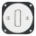 Reblig - Interrupteur simple rétro en porcelaine sans cadre n° 1 blanc