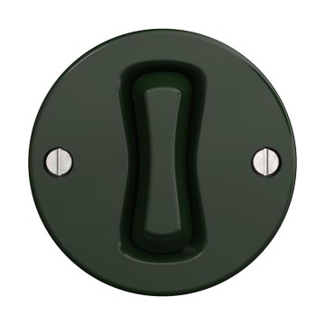 Reblig - Interrupteur unipolaire rétro sans cadre n° 1 vert