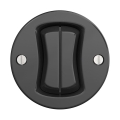 Reblig - Poussoir double rétro sans cadre, anthracite