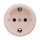 Reblig - Prise domestique rétro SCHUKO 230 V / 16 A sans cadre, rose ancien