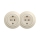 Reblig - Prise murale double rétro avec cadre SCHUKO 230V beige