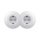 Reblig - Prise murale double rétro pour la maison avec cadre SCHUKO 230 V, blanc neige
