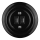 Reblig - Prise murale rétro en porcelaine avec cadre, 2 ports USB-A, noire