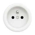 Reblig - Prise murale rétro sans cadre 230 V blanc neige