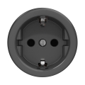 Reblig - Prise murale rétro sans cadre SCHUKO 230V/16A anthracite