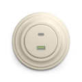 Reblig - Prise murale USB rétro A+C avec cadre beige