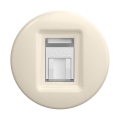 Reblig - Prise réseau rétro sans cadre, beige