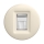 Reblig - Prise réseau rétro sans cadre, beige