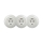 Reblig - Prise triple murale rétro avec cadre SCHUKO 230 V, céramique blanche