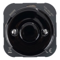 Reblig - Variateur rétro en porcelaine sans cadre 250V/10A, noir