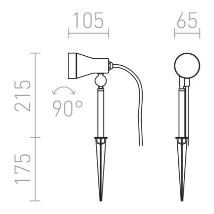 RED - Design Rendl - R10427 - Luminaire d