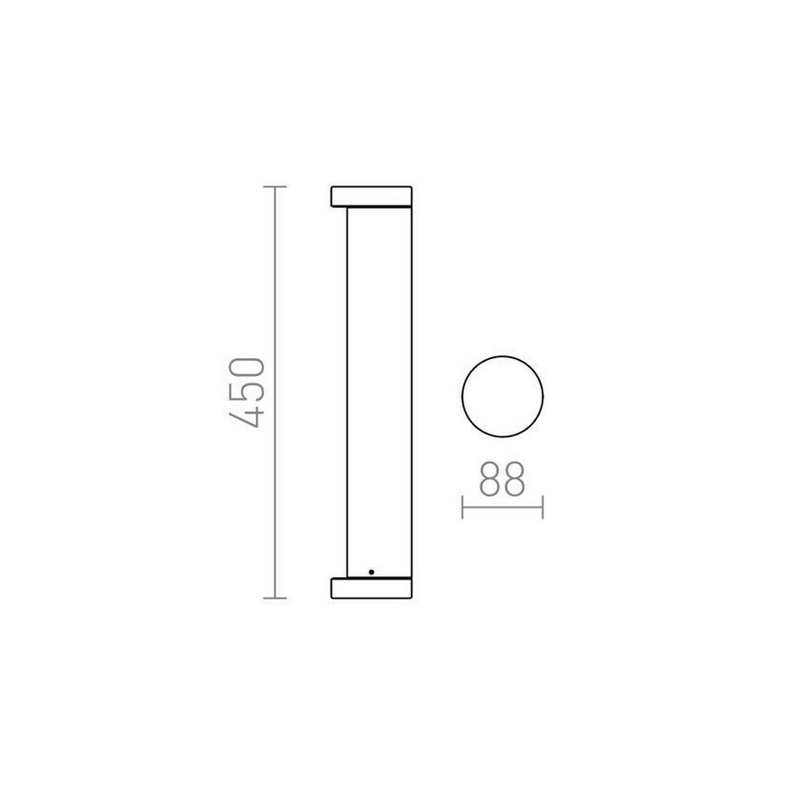 RED - Design Rendl - R11171 - Lampe d'extérieur SONET LED/7W/230V IP54 anthracite