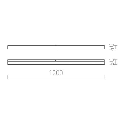 RED-Design Rendl-R12406- Éclairage de salle de bain LEVIA LED/24W/230V IP44