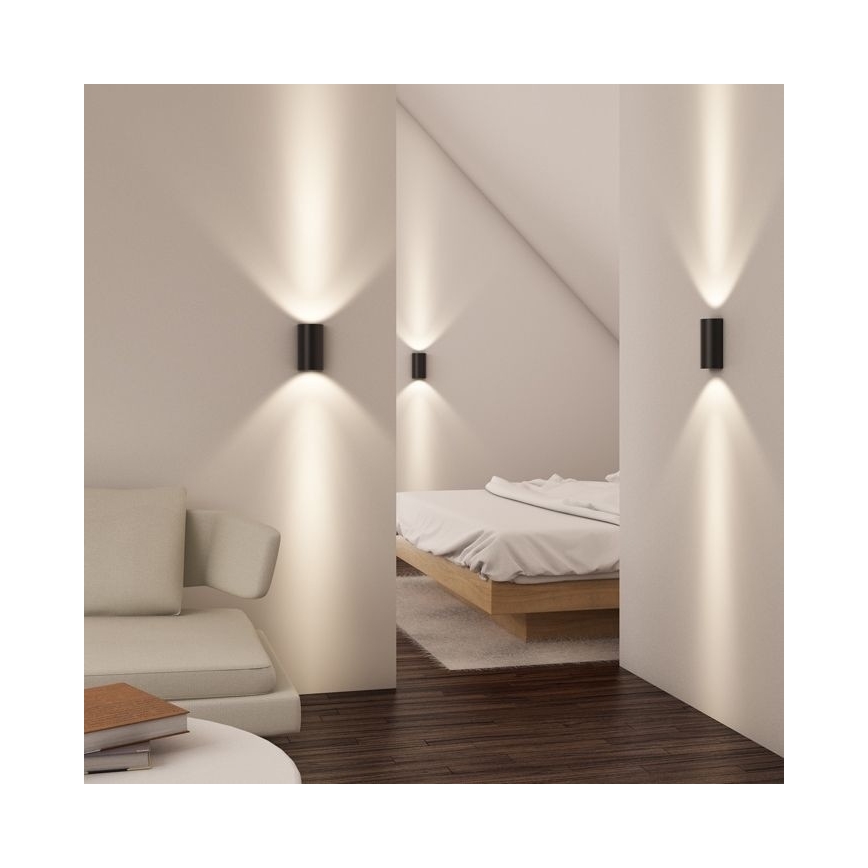 RED - Design Rendl - R12593 - Applique murale DAFFY LED/6W/230V noire