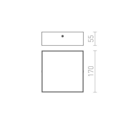 RED - Design Rendl - R12848 - Plafonnier LARISA LED/15W/230V blanc