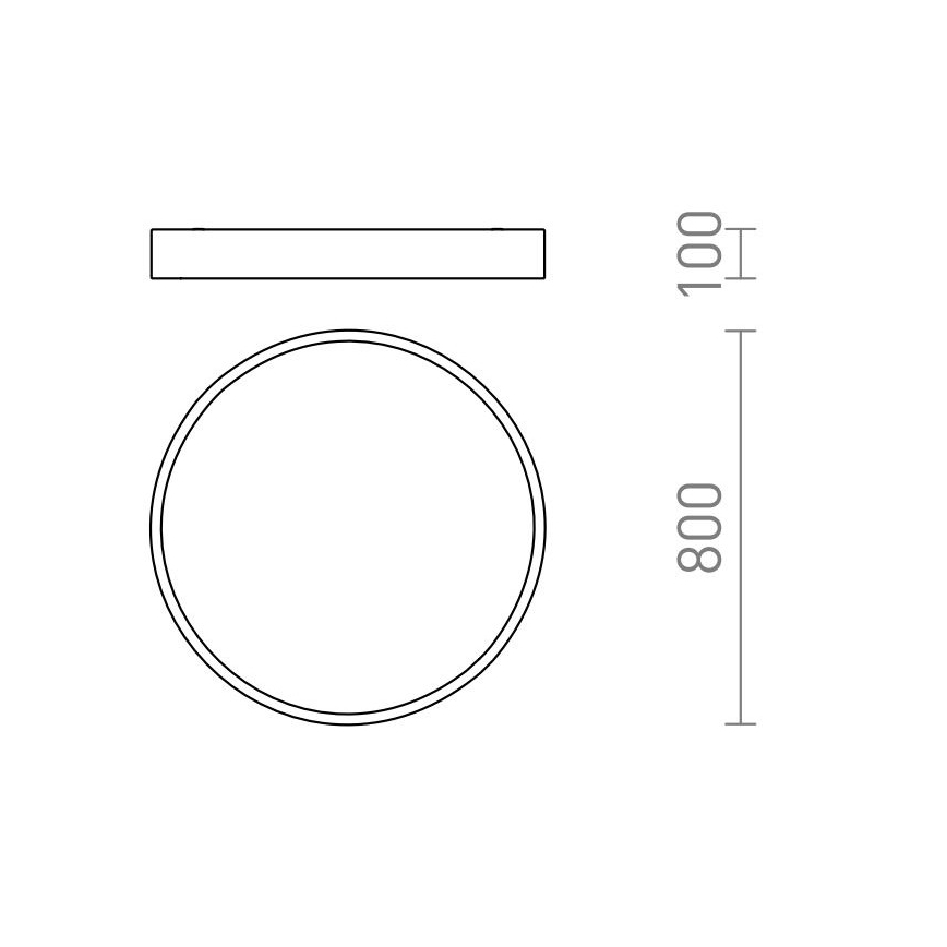 RED - Design Rendl - R13334 - Plafonnier MEZZO LED/100W/230V blanc