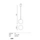 Redo 01-1064 - Suspension filaire OLA 1xE27/42W/230V d. 20 cm