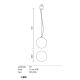 Redo 01-1065 - Suspension filaire OLA 1xE27/42W/230V d. 30 cm