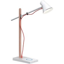 Redo 01-1118 - Lampe de table à intensité variable avec chargement sans fil LED/5W/230V