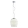 Redo 01-1141 - Suspension sur câble MAGMA 1xE27/42W/230V Ø 30 cm chrome brillant/blanc