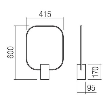 Redo 01-1226 - Lampe de table LED dimmable DOM LED/21W/230V blanche