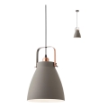 Redo 01-1275 - Suspension filaire ARNE 1xE27/42W/230V gris