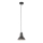 Redo 01-1279 - Suspension sur câble PEEP 1xE27/42W/230V Ø 16,5 cm noire