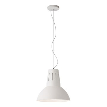 Redo 01-1282 - Suspension sur câble PEEP 1xE27/42W/230V Ø 34,5 cm blanche