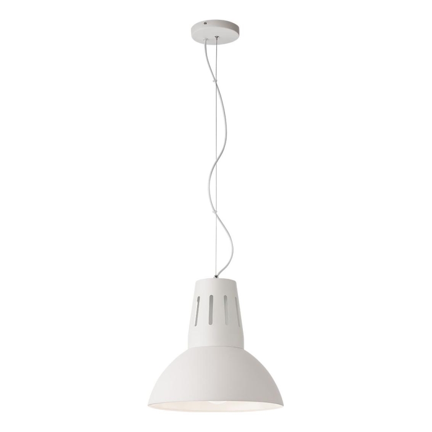 Redo 01-1282 - Suspension sur câble PEEP 1xE27/42W/230V Ø 34,5 cm blanche