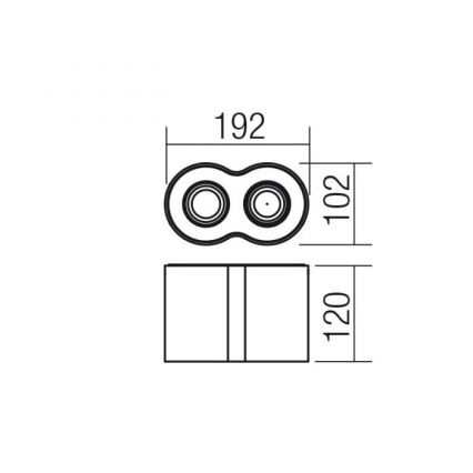 Redo 01-1309 - Spot KATO 2xGU10/35W/230V