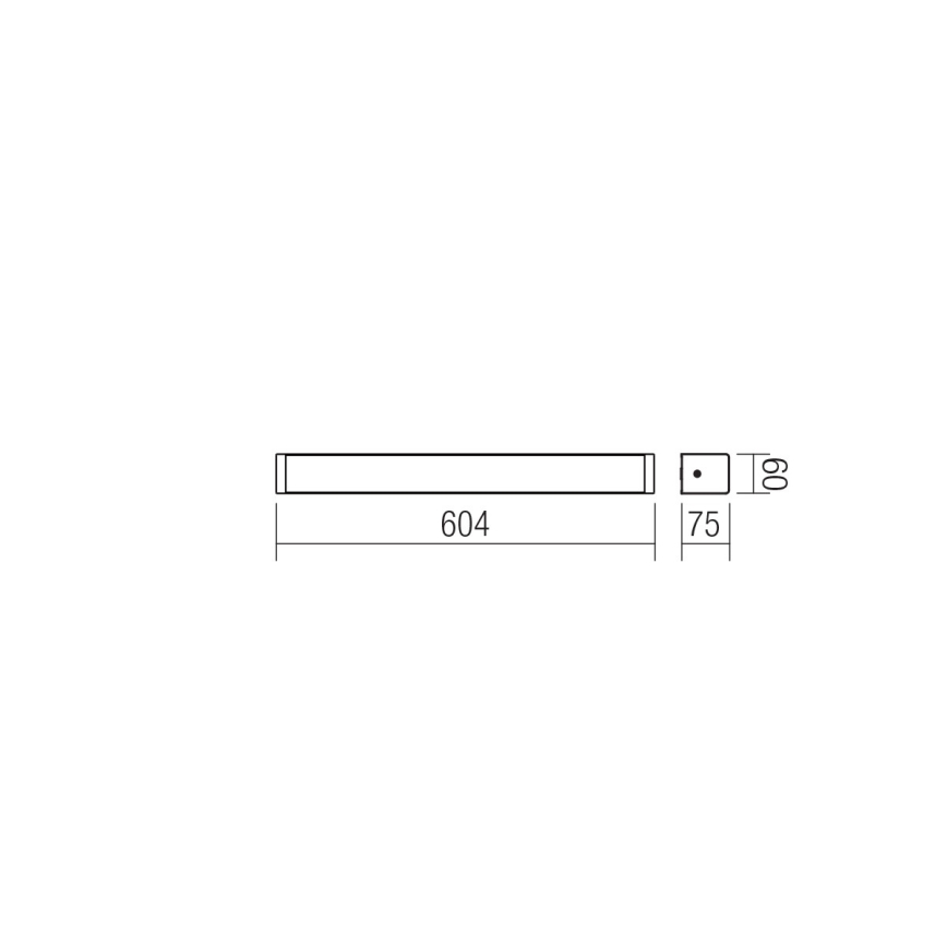 Redo 01-1424 - Applique murale pour salle de bains LEDO LED/16W/230V IP44
