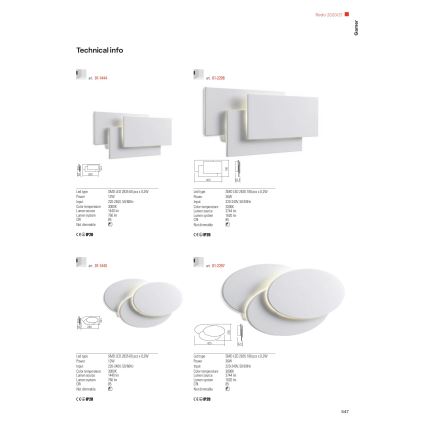 Redo 01-1444 - Applique murale GAMER à LED 12W/230V