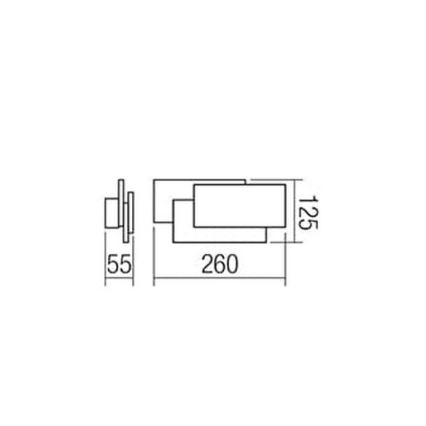 Redo 01-1444 - Applique murale GAMER à LED 12W/230V